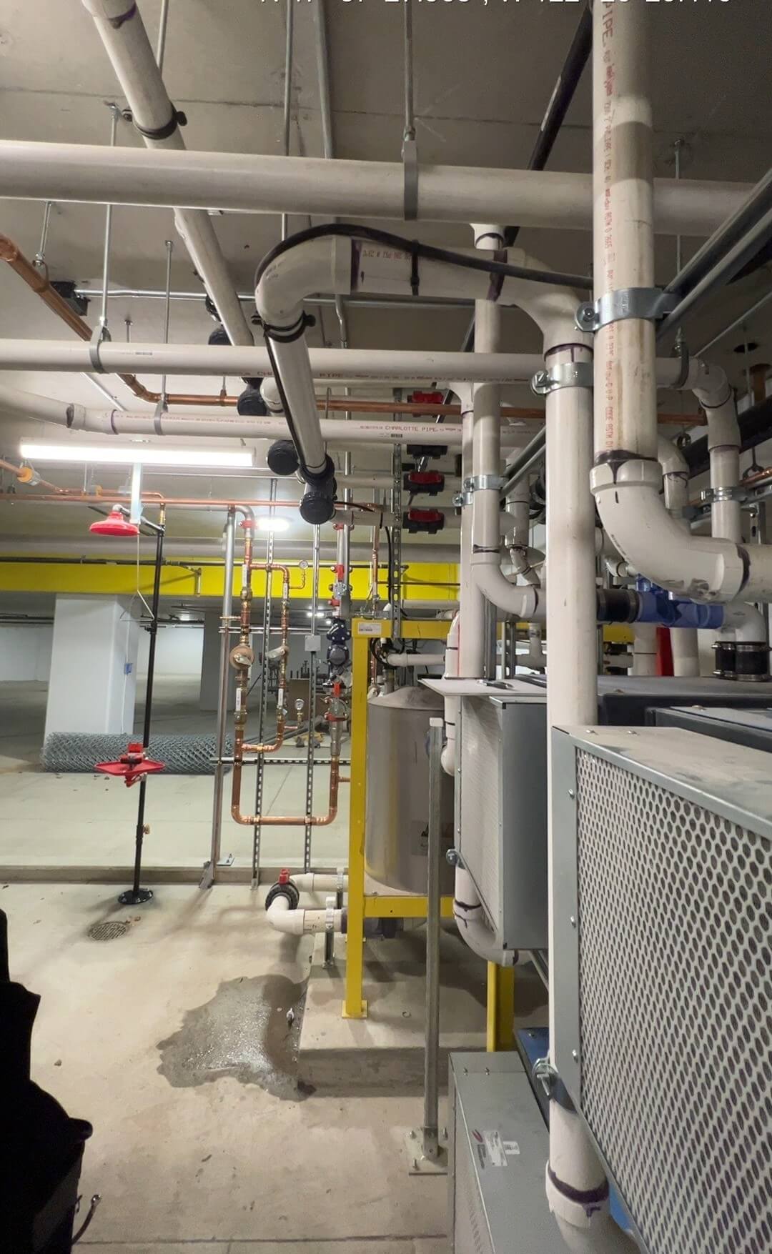 Industrial plumbing design